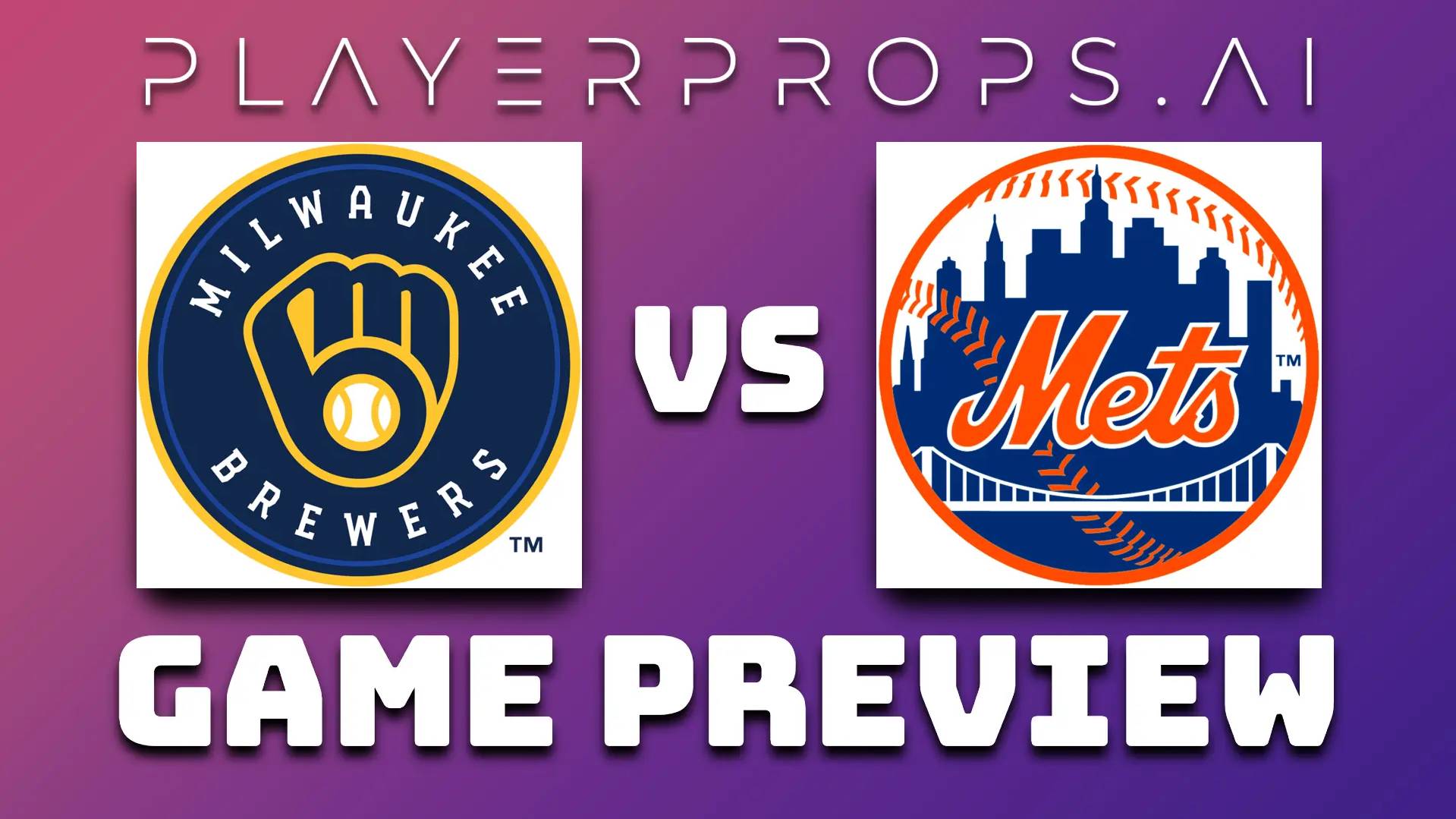 MLB MIL vs NYM