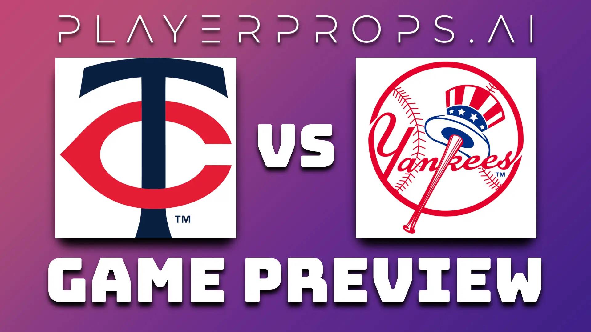 MLB MIN vs NYY