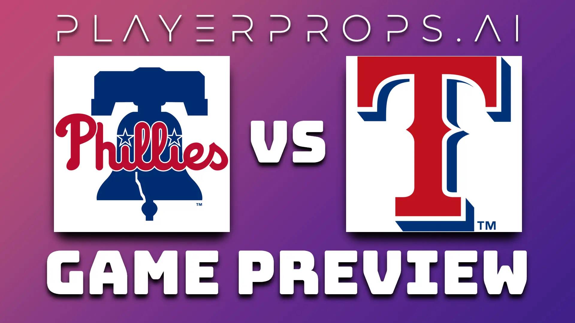 MLB PHI vs TEX