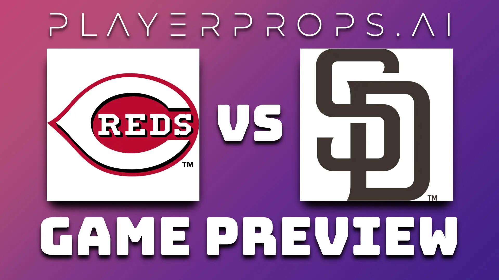 MLB CIN vs SD