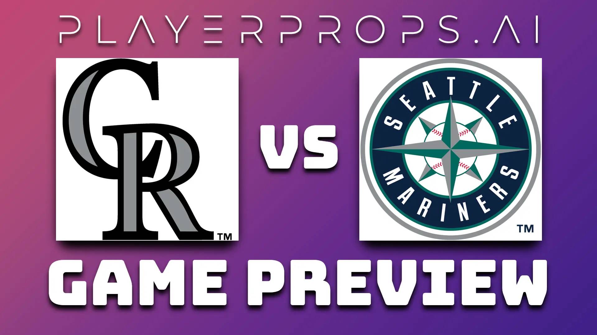 MLB COL vs SEA