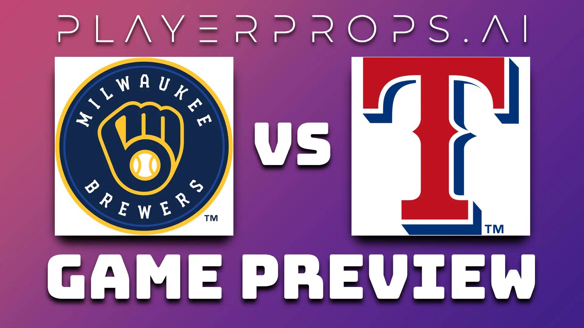 MLB MIL vs TEX