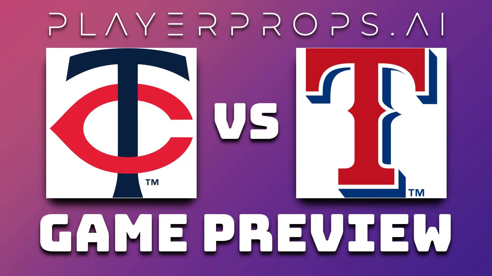MLB MIN vs TEX