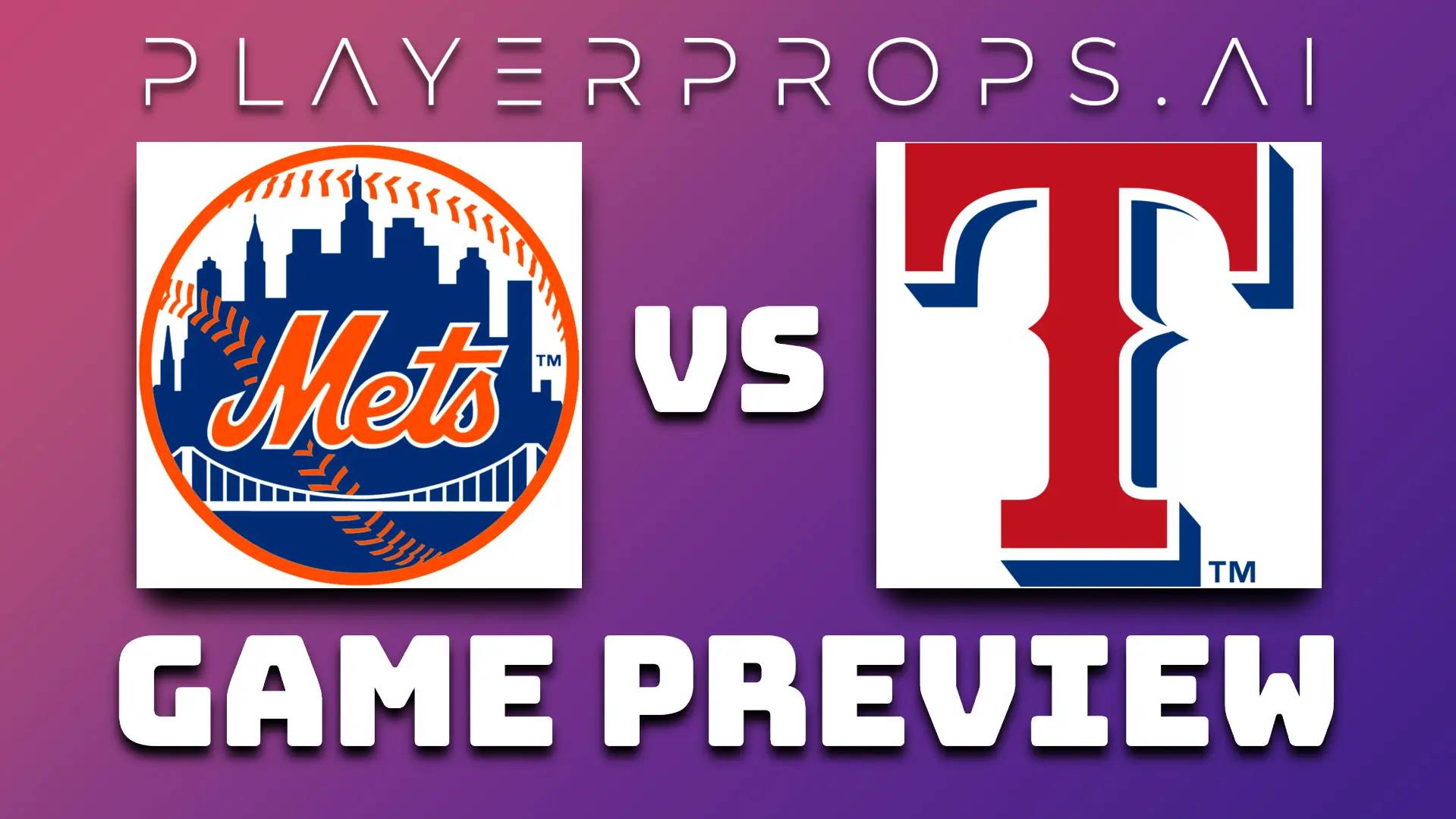 MLB NYM vs TEX