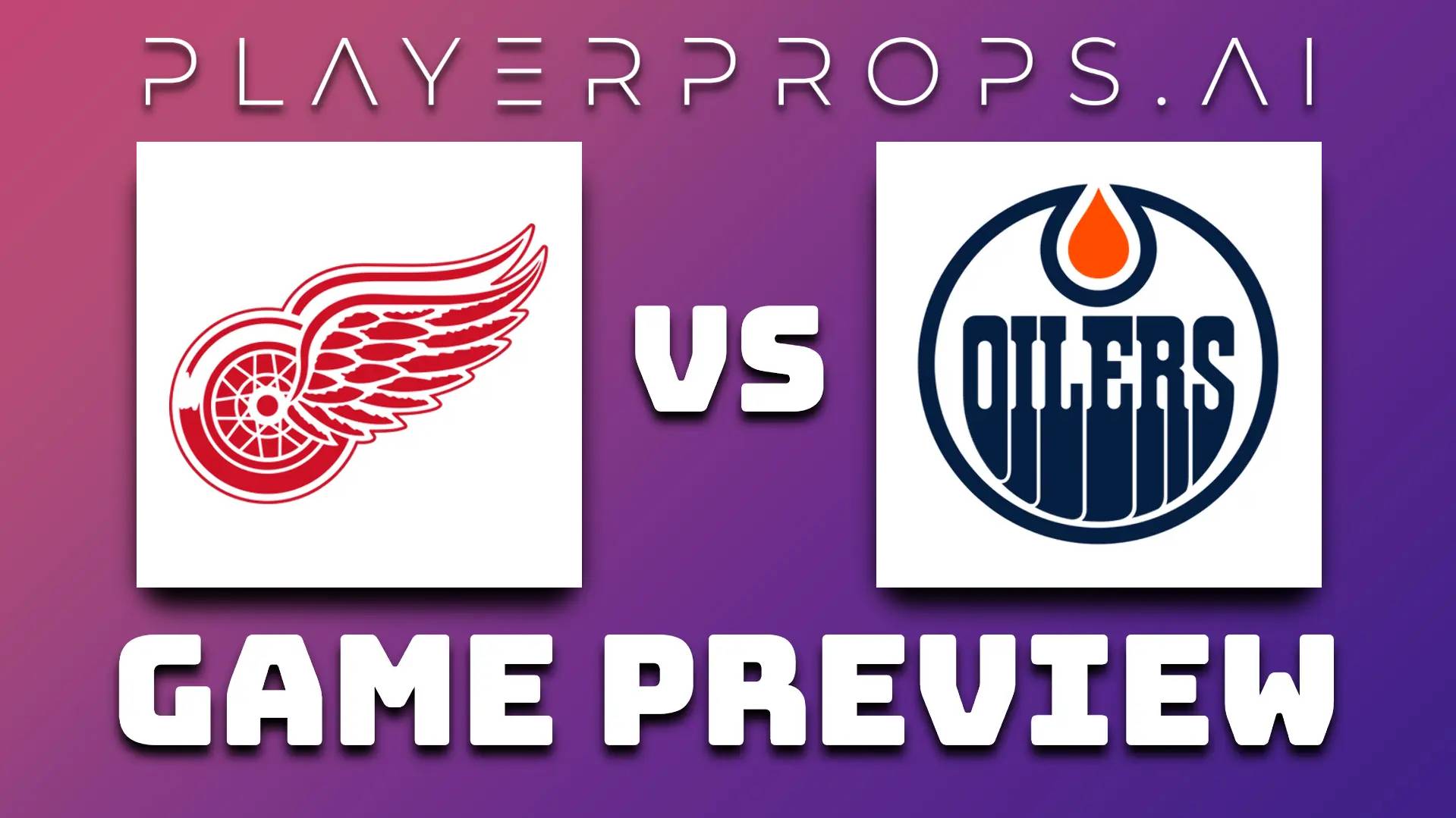 NHL DET vs EDM