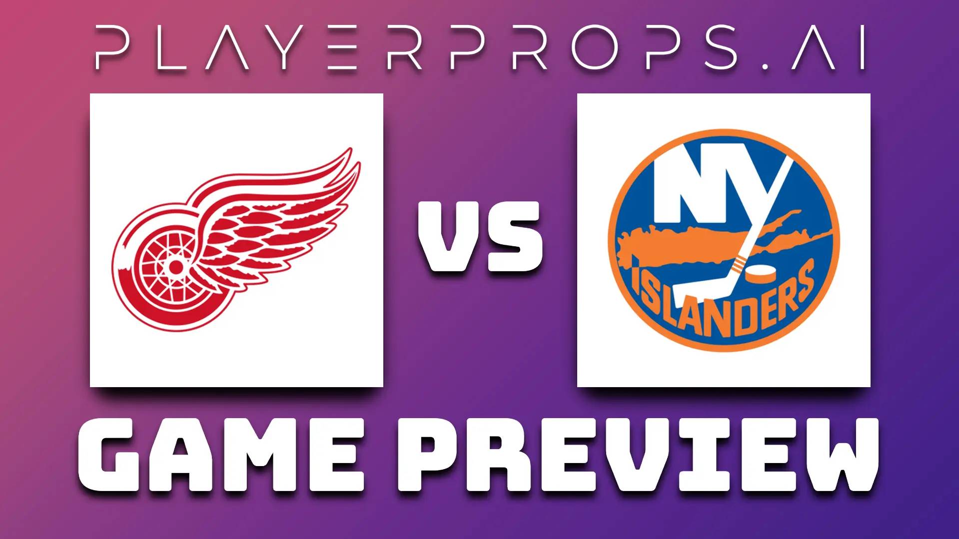 NHL DET vs NYI