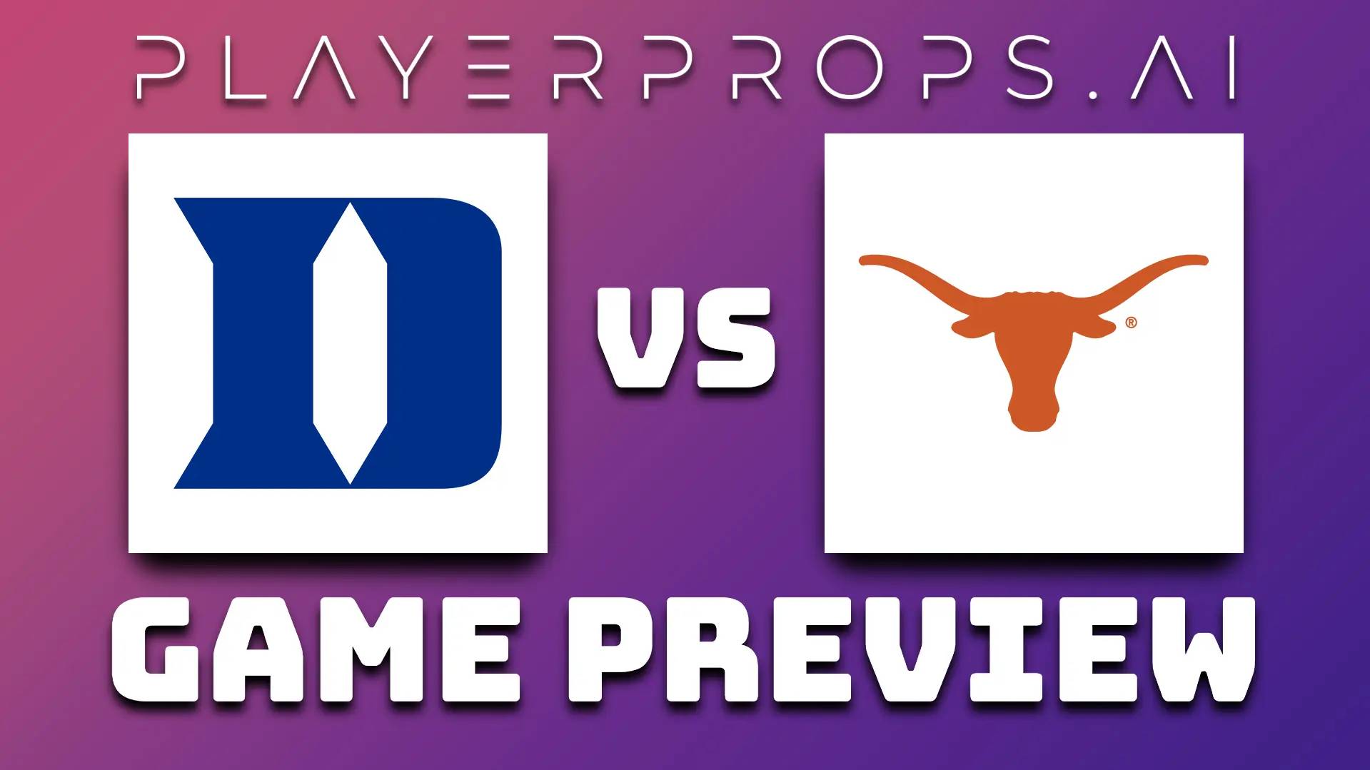 Duke vs. Texas Prop Bets & AI Predictions (Nov 4, 2025) - PlayerProps.ai