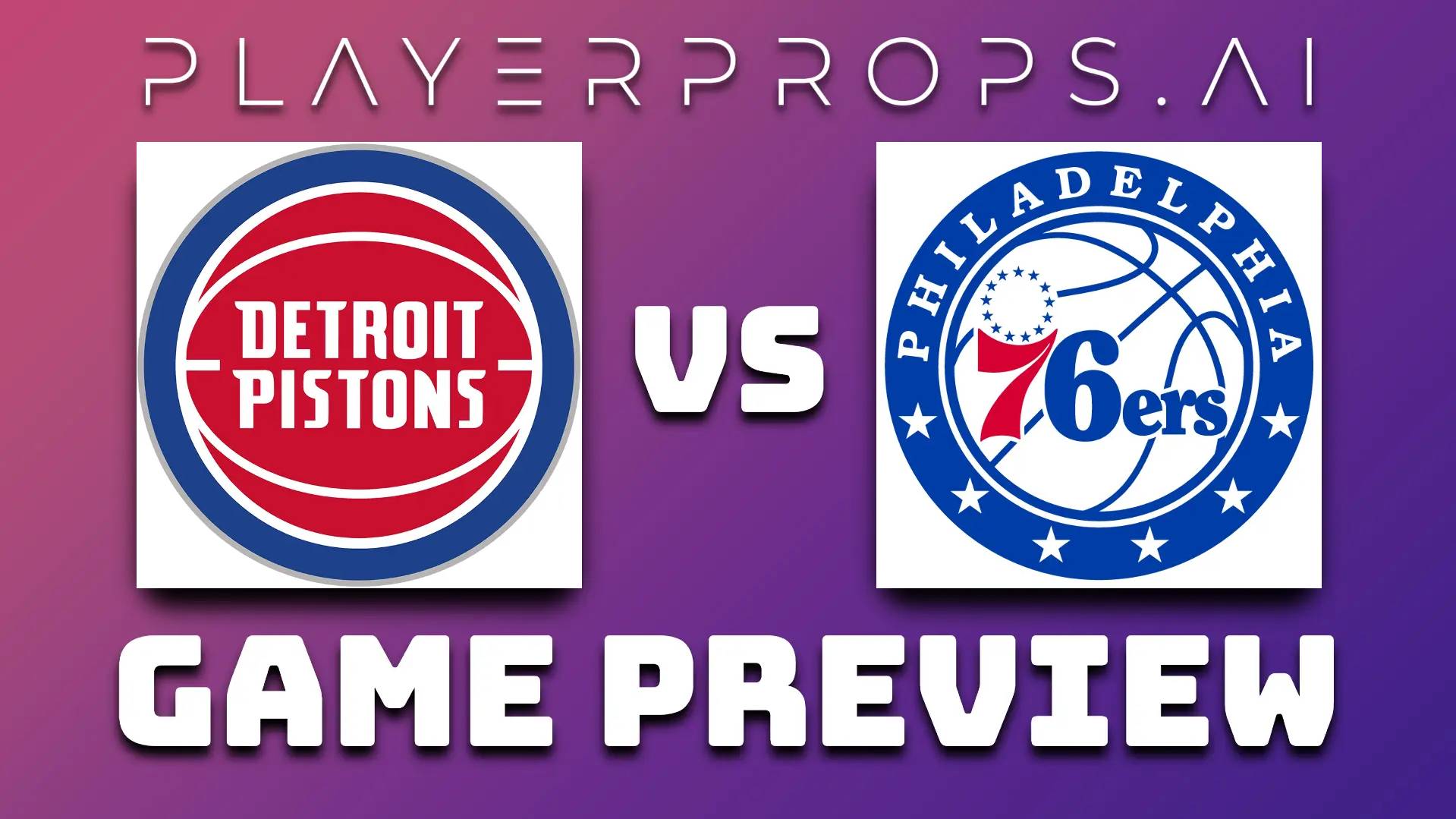 NBA DET vs PHI