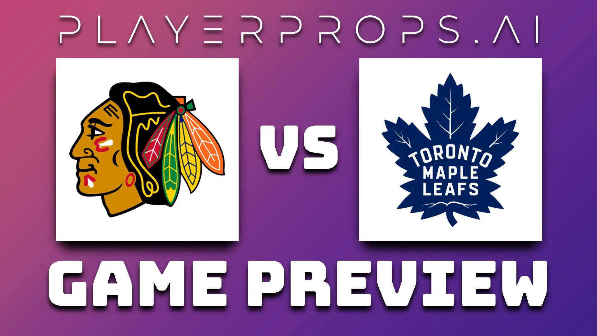 NHL CHI vs TOR
