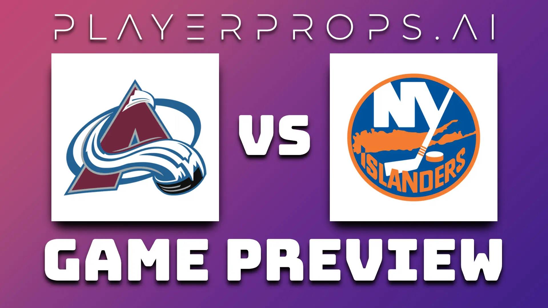 NHL COL vs NYI