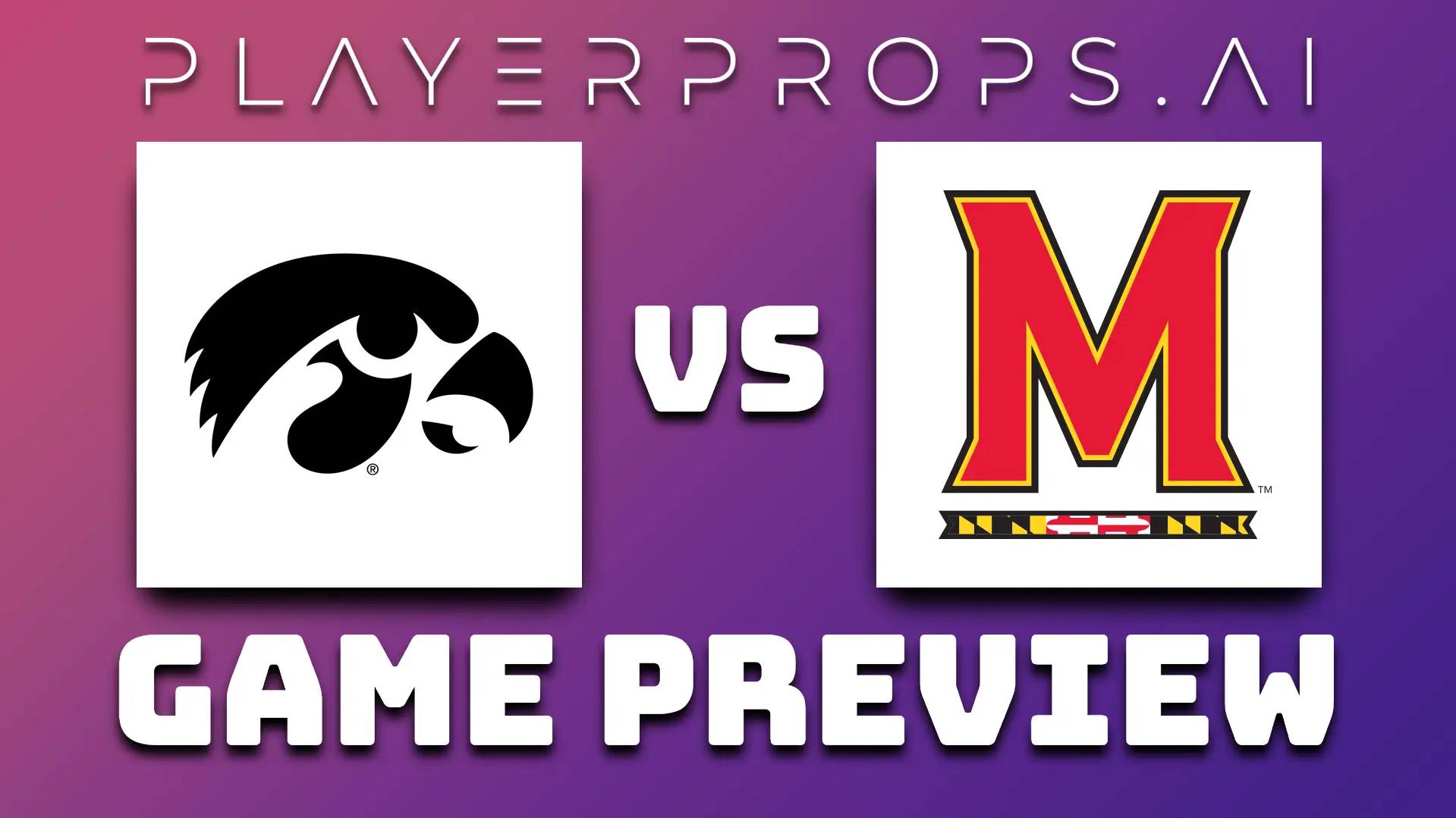 CBB IOWA vs MD