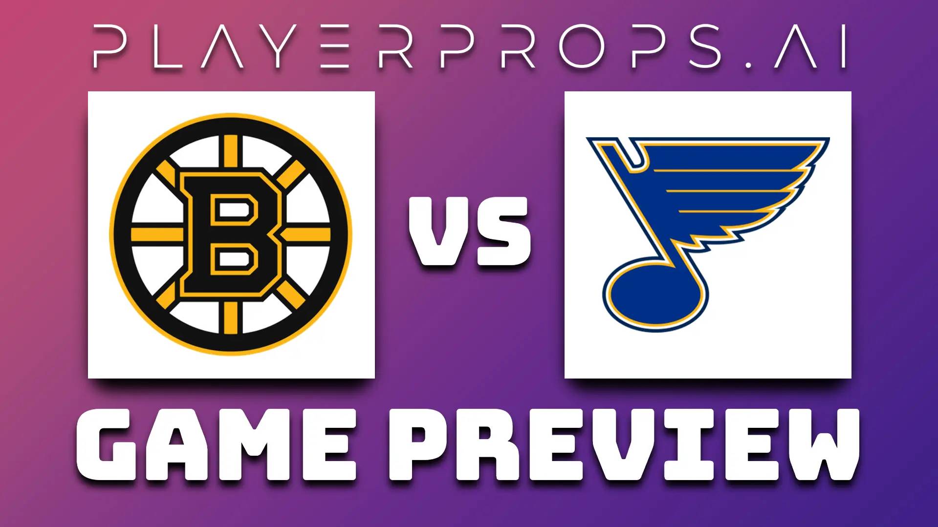 NHL BOS vs STL