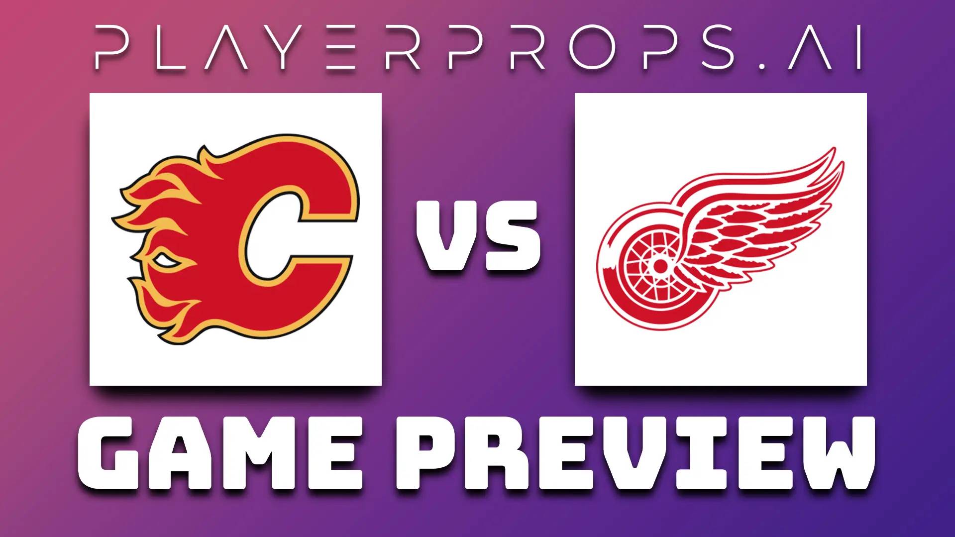NHL CGY vs DET