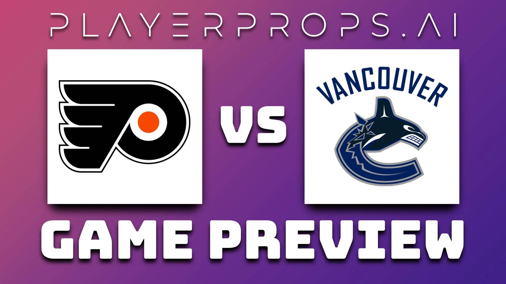 NHL PHI vs VAN