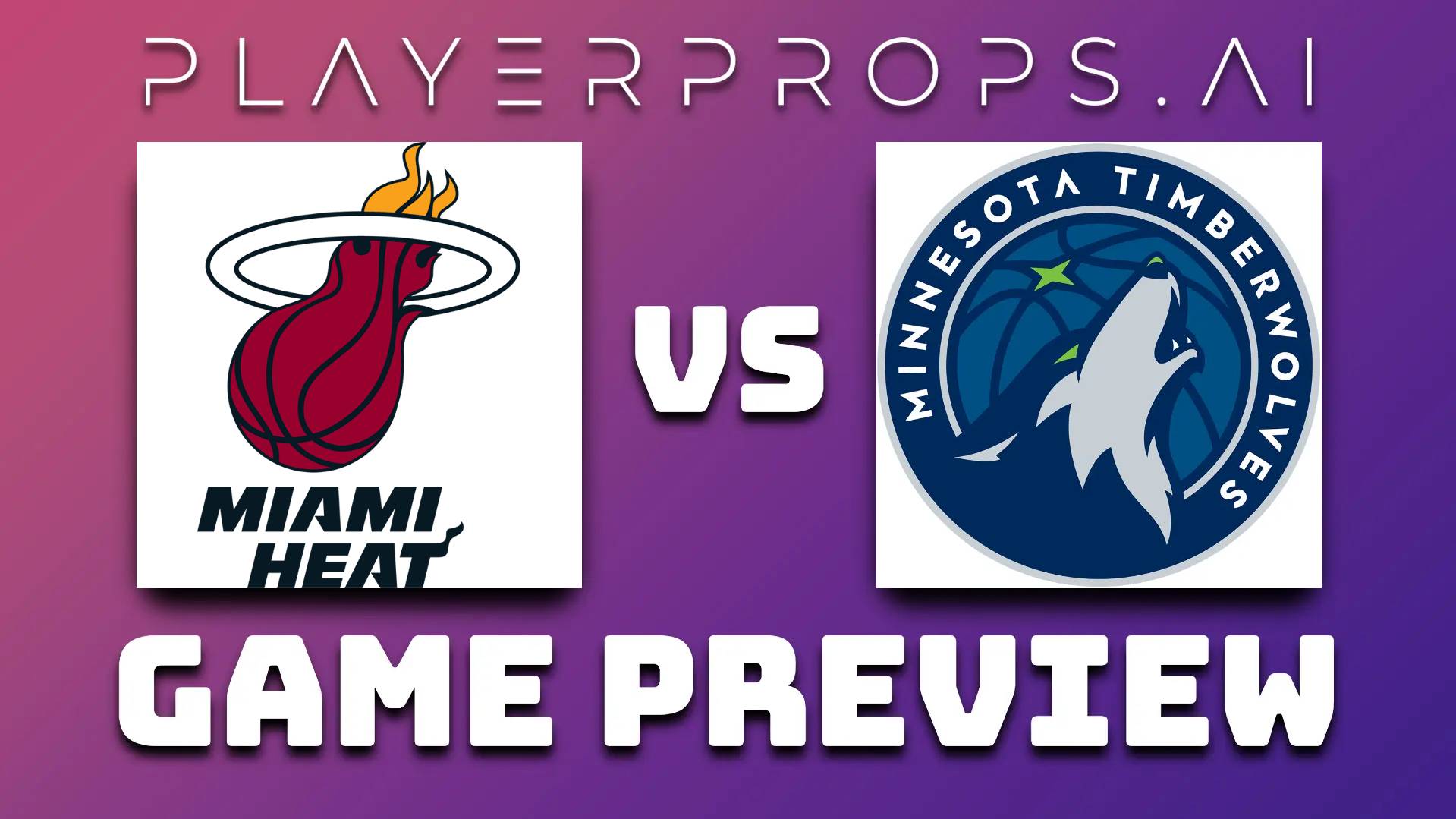 NBA MIA vs MIN