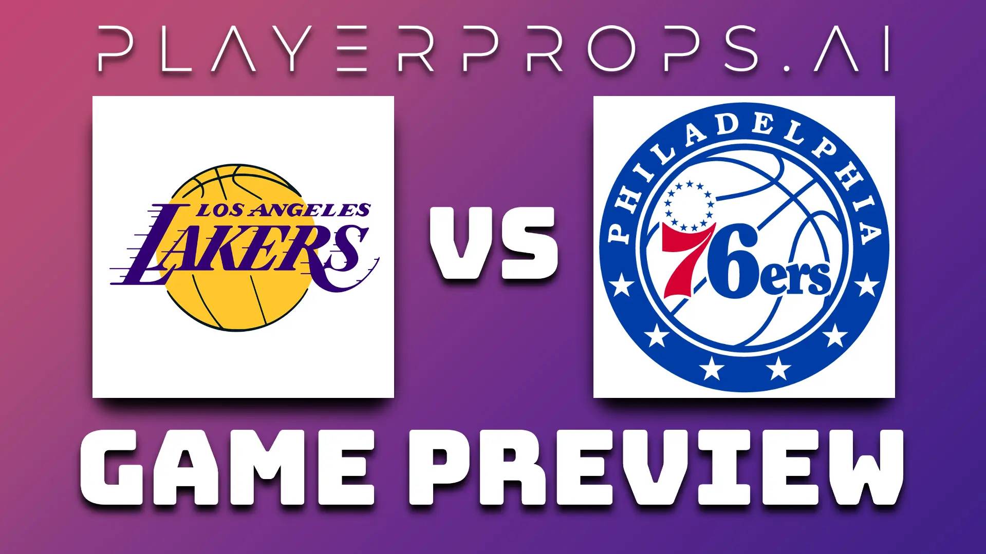 NBA LAL vs PHI