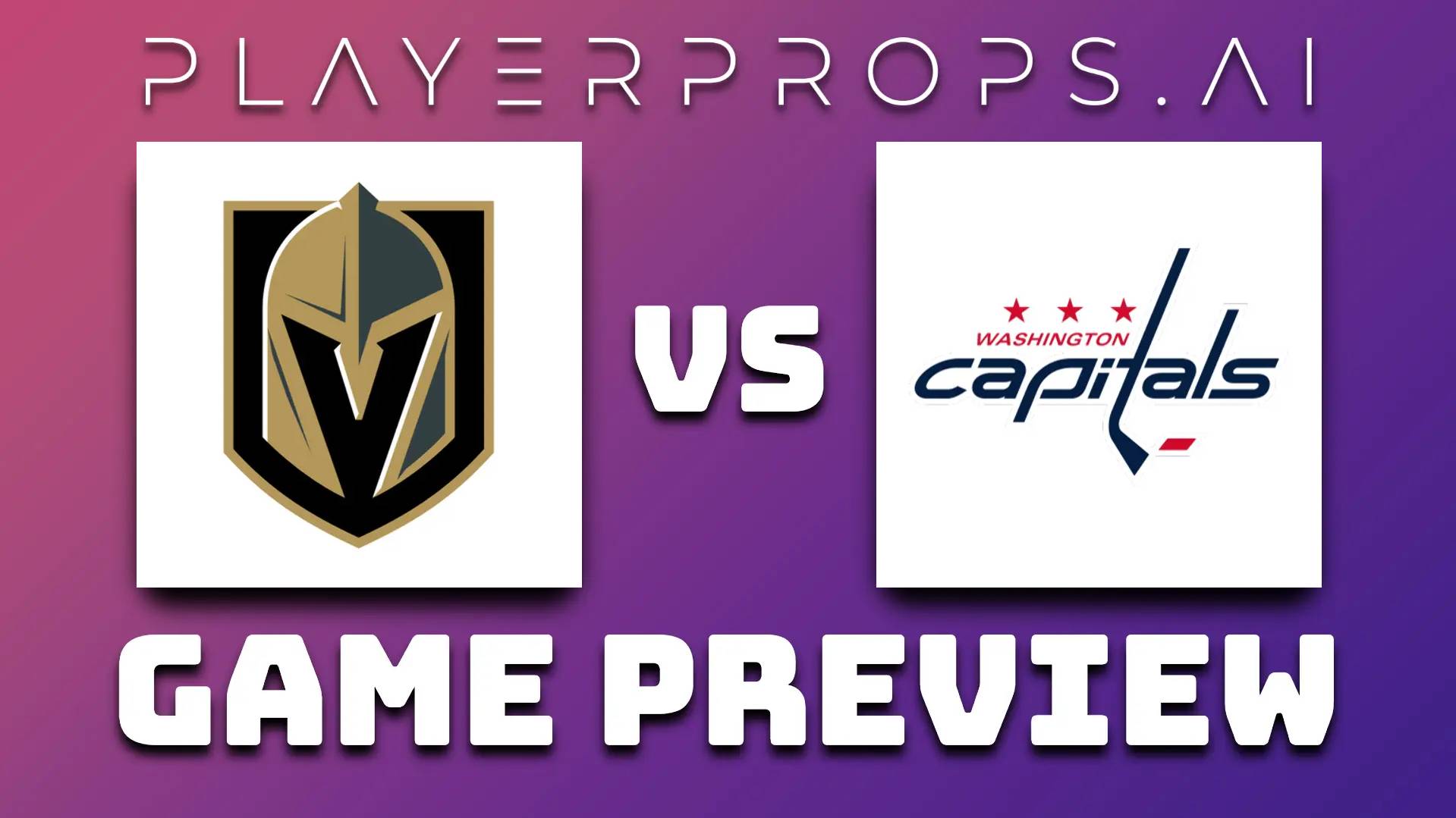 NHL VGK vs WSH