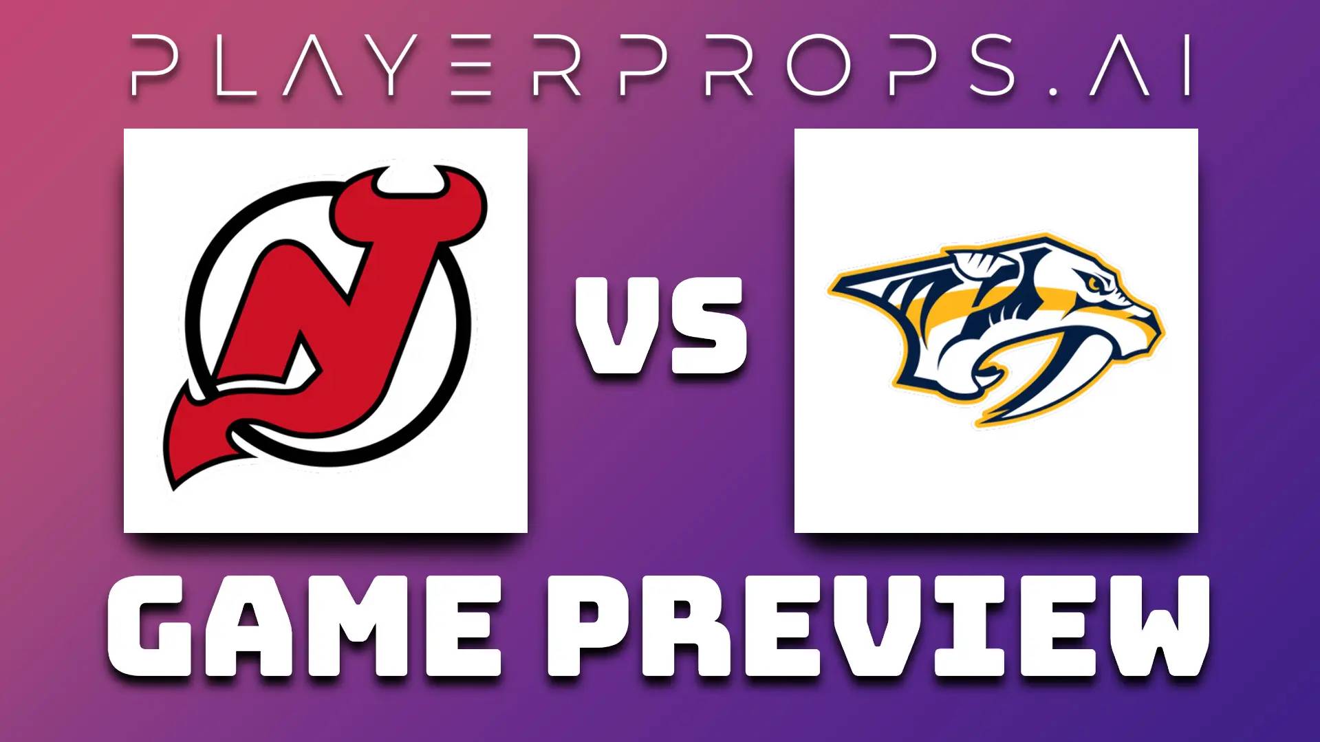 NHL NJ vs NSH