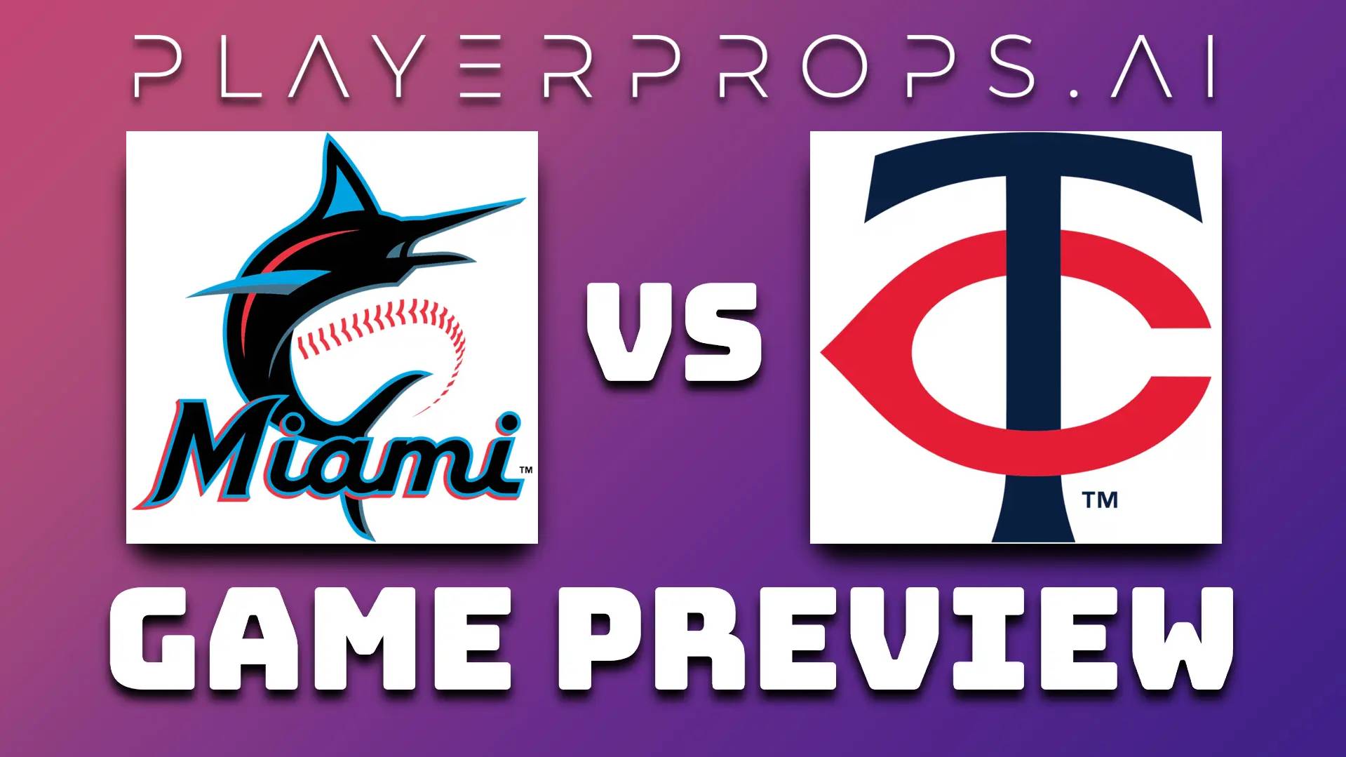 MLB MIA vs MIN