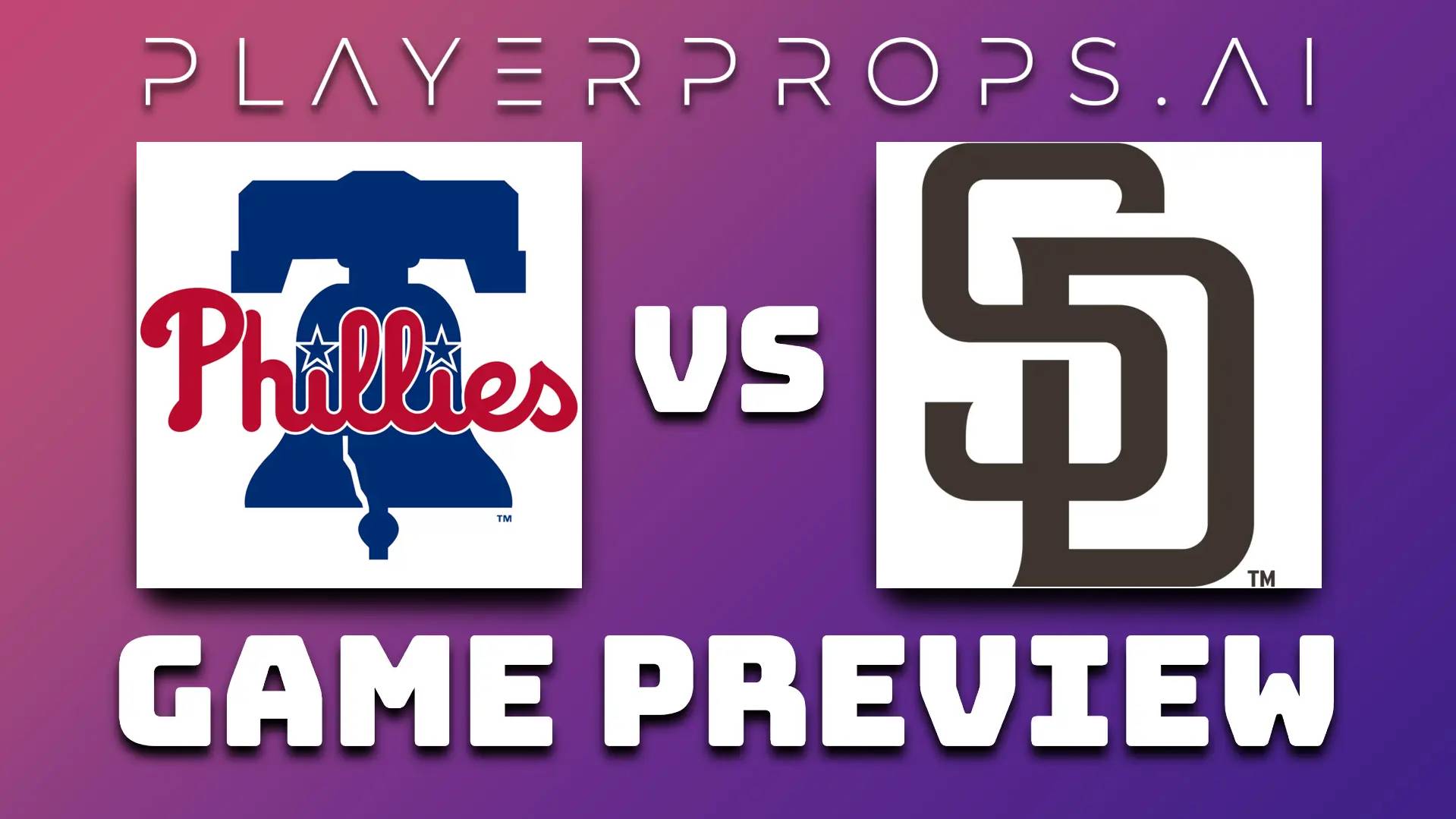 MLB PHI vs SD