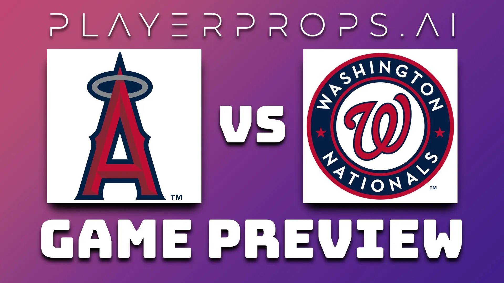 MLB LAA vs WSH