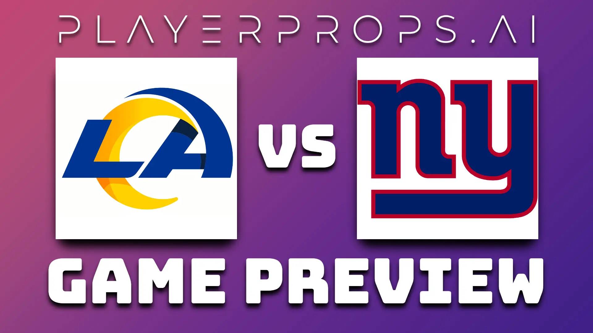 NFL LAR vs NYG